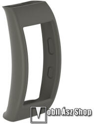 Samsung Gear Fit 2 Pro (SM-R365), Okosóra szilikon védőtok, keret, Szürke