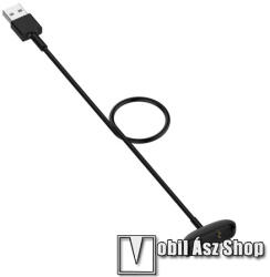  Okosóra USB töltő - FEKETE - mágneses, 30cm - Fitbit Inspire 2 / Ace 3