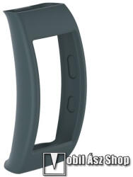 Samsung Gear Fit 2 Pro (SM-R365), Okosóra szilikon védőtok, keret, Sötétkék