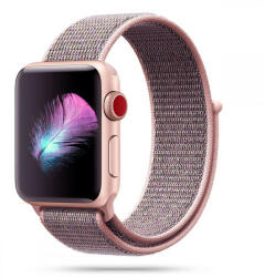 Tech-Protect Nylon Apple Watch 38/40mm nylon óraszíj, rózsaszín - tok-store
