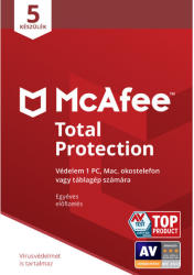 McAfee Total Protection (5 Device/1 Year) (MTP113NR5RAAD)