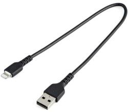 StarTech Cablu de date Startech RUSBLTMM30CMB, USB - Lightning, 0.3m, Black (RUSBLTMM30CMB)