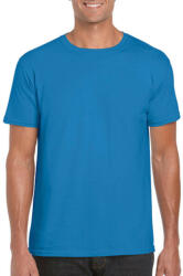 Gildan Férfi póló Rövid ujjú Gildan Softstyle Ring Spun T-Shirt - 3XL, Zafírkék