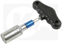 Laser Tools Dugókulcs - crowafej multi univerzális ", túlélő fej", + T-fogó 9-21 mm (LAS-6693)