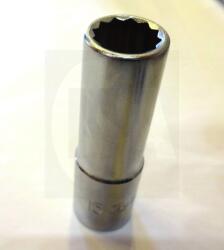 Genius Tools Dugókulcs - crowafej 1/2", 12 szög hosszú 15 mm Genius ( 437815 )