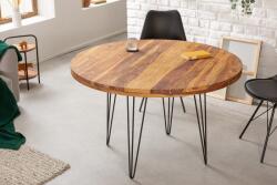 LuxD Design kerek étkezőasztal Elegant 120 cm Sheesham
