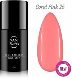 Naní Oja semipermanenta NANI One Step 5 ml - Coral Pink