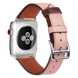 BSTRAP Leather Rome curea pentru Apple Watch 42/44/45mm, Apricot (SAP002C04)