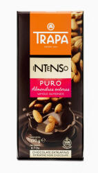 Trapa Intenso Noir 55% Almendra 175g - Ciocolată neagră cu un conținut de cacao de 55% și cu migdale