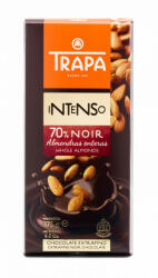 Trapa Intenso Noir 70% Almendra 175g - Cioclată neagră cu un conținut de cacao de 70% și cu migdale