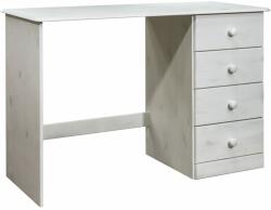 vidaXL Birou cu 4 sertare, 110 x 50 x 74 cm, lemn masiv de pin (325531)