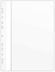 DONAU Dosar plastic PVC, cu sina si multiperforatii, 10 buc/set, DONAU - alb (DN-1704001PL-09) - birotica-asp