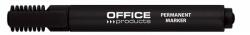Office Products Permanent marker, varf tesit 1-5mm, corp plastic, Office Products - negru (DN101303)