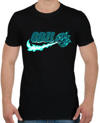 printfashion Godzilla just do it - Férfi póló - Fekete (4780646)