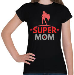 printfashion supermom2 - Női póló - Fekete (4753294)