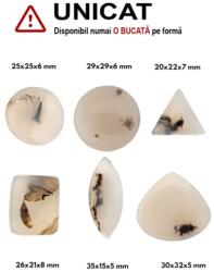  Cabochon Agata Montana de Forma Disc - Triunghi - Dreptungi - Picatura - 20-35 x 15-32 x 5-8 mm