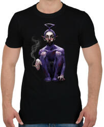 printfashion Teletubbie - Férfi póló - Fekete (4773758)