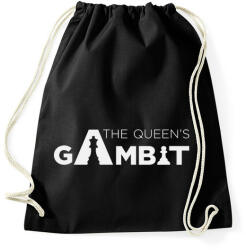 printfashion The Queen's Gambit logo - Sportzsák, Tornazsák - Fekete (4820127)