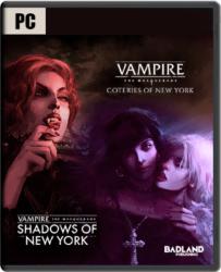 Badland Games Vampire The Masquerade Coteries of New York + Shadows of New York (PC)