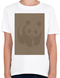 printfashion Panda illúzió, szépia - Gyerek póló - Fehér (4812306)