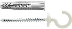 Fischer Univerzális dübel UX RH N 8 x 50 - peremmel és körkampóval (fehér bevonattal), 25 db/csomag (94412) - praktikuskft