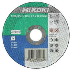 HiKOKI (Hitachi) vágótárcsa fém 150x2, 5 DPC MOQ: 25db (4100203)