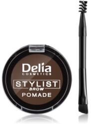  Delia Cosmetics Eyebrow Expert szemöldök pomádé árnyalat Dark Brown 4 g