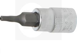 BGS technic Rátűzőkulcs - crowa+bit 1/4", torx, furatos TPX40 BGS (9-2363)
