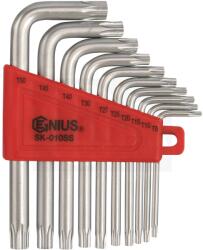 Genius Tools Torxkulcs ", L", alakú készlet 10 db-os torx, rövid Fényes Genius ( SK-010SS )