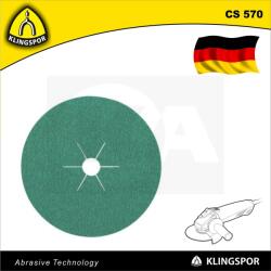 Klingspor Fíbertárcsa 125x22 mm Z120 - inox és alu. - CS 570 KLN (204098) (204098/RL)
