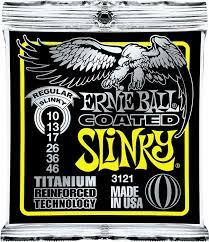 Ernie Ball Coated - Titanium RPS Regular Slinky 10-46 - arkadiahangszer