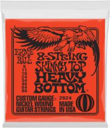 Ernie Ball Nickel Wound 8 String Slinky Skinny Top Heavy Bottom - arkadiahangszer
