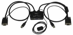 StarTech Switch KVM Startech SV211USB, 2x VGA, Black (SV211USB) - flax