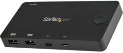 StarTech Switch KVM Startech SV211HDUC, 2x USB-C, Black (SV211HDUC) - flax
