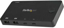 StarTech Switch KVM Startech SV211HDUC, 2x USB-C, Black (SV211HDUC)
