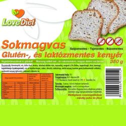Love Diet sokmagvas glutén- és laktózmentes kenyér 350g