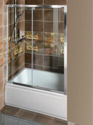 SAPHO POLYSAN DEEP zuhanyajtó kádperemre, 1300x1650mm, transzparent üveg (MD1316) (MD1316) - szaniteresklimacenter