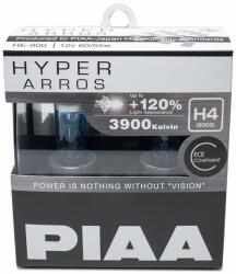 PIAA Hyper Arros PIAA 3900K H4 Autó Izzó - 120 százalékkal fényesebb, világosabb fényhatás (HE-900)
