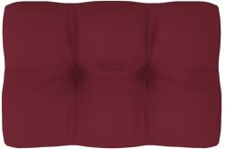 vidaXL Pernă de paleți, roșu vin, 60x40x10 cm, material textil (315235)