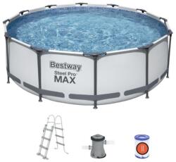 Bestway Elba Superior Fémvázas kerti medence vízforgatóval, létrával 3, 66x1 m FFA 690