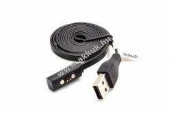 vhbw USB töltőkábel Pebble Time Steel fekete (1m)
