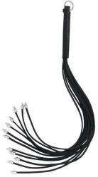  Bőr korbács-fém hegyű - diamondsexshop