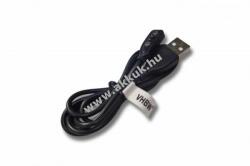 vhbw USB töltőkábel Pebble okosórához fekete (120cm)