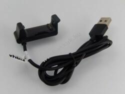 vhbw USB töltőkábel / töltőállomás Garmin Vivoactive HR Smartwatch fekete (1m)