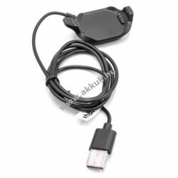 vhbw USB töltőkábel / töltőállomás / dokkoló Garmin Approach S5, S6 fekete (95cm)