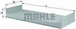 MAHLE Filtru, aer habitaclu MAHLE LA 154 (LA 154)
