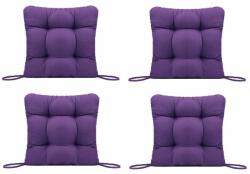 Palmonix Set Perne decorative pentru scaun de bucatarie sau terasa, dimensiuni 40x40cm, culoare Mov, 4 bucati/set (per-movx4)