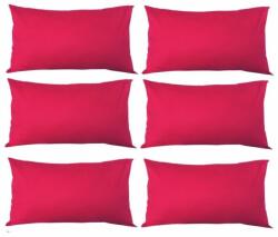 Palmonix Set 6 Perne decorative dreptunghiulare, 50x30 cm, pline cu Puf Mania Relax, culoare rosu (per-dec-50x30-rosux6)