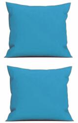 Palmonix Set 2 Perne decorative patrate, 40x40 cm, pentru canapele, pline cu Puf Mania Relax, culoare albastru (per-dec-albastrux2)