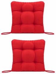 Palmonix Set Perne decorative pentru scaun de bucatarie sau terasa, dimensiuni 40x40cm, culoare Rosu, 2 buc/set (per-rosux2)